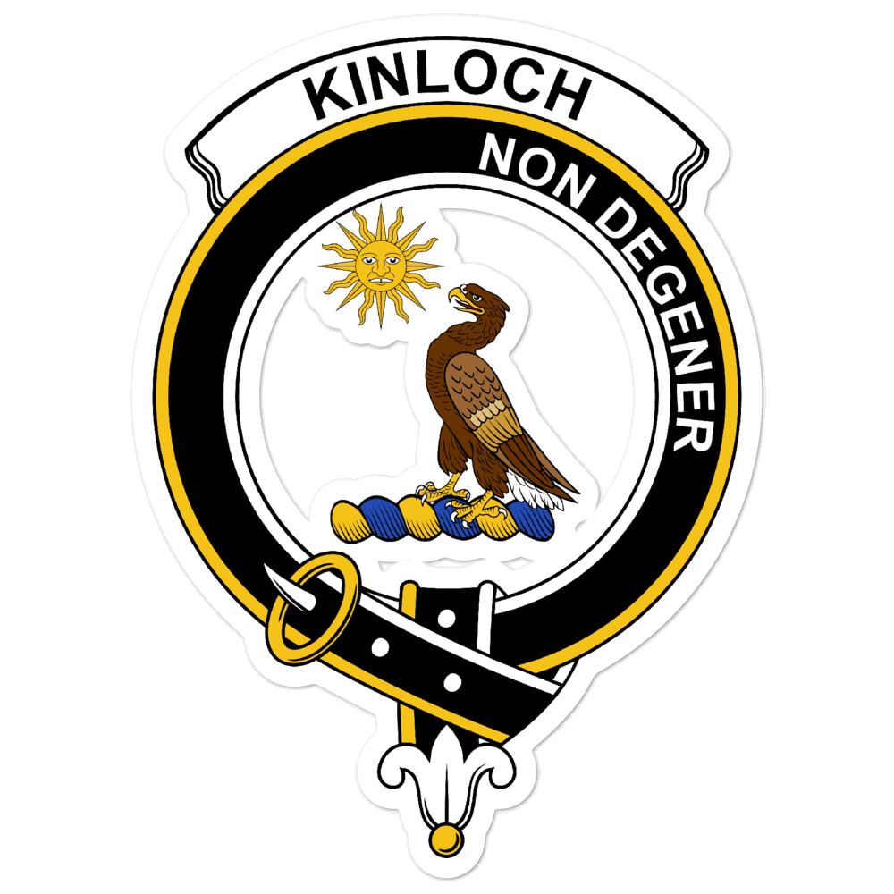 Kinloch Clan Crest Vinyl Sticker