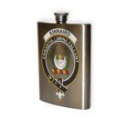 Kinnaird Clan Crest Flask.