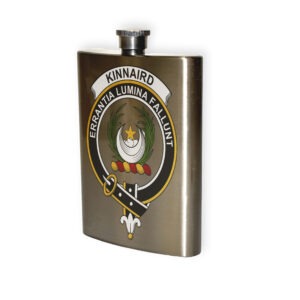 Kinnaird Clan Crest Flask.