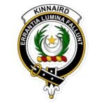 Kinnaird Clan Crest Vinyl Sticker
