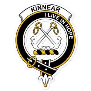 Kinnear Clan Crest Vinyl Sticker