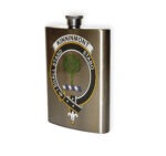 Kinninmont Clan Crest Flask.
