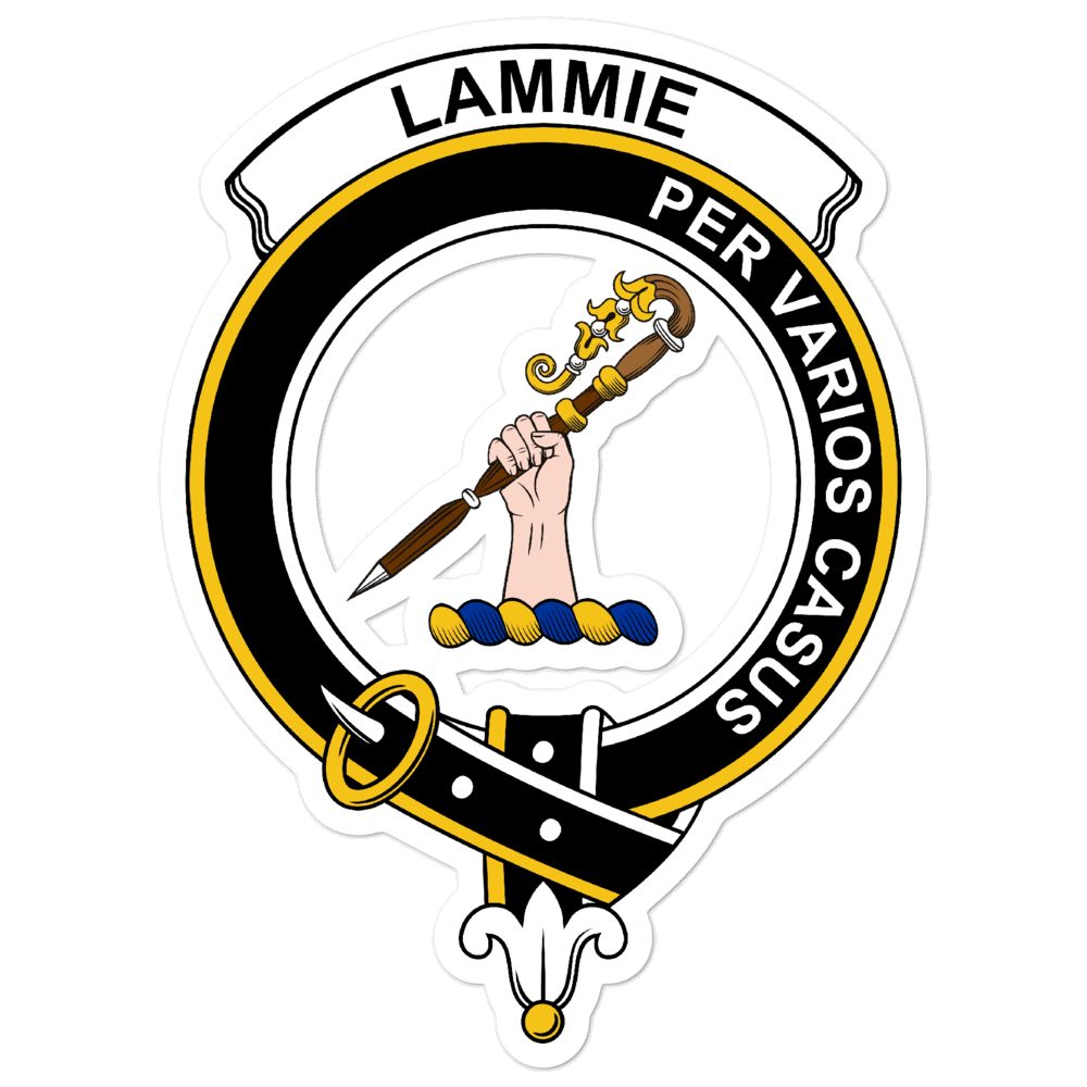 Lammie Clan Crest Vinyl Sticker