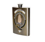 Lamont Clan Crest Flask.