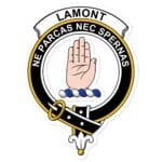 Lamont Clan Crest Vinyl Sticker