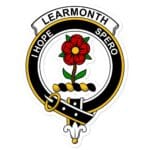 Learmonth Clan Crest Vinyl Sticker