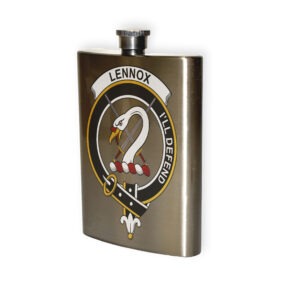 Lennox (Lennox Kincaid) Clan Crest Flask.
