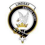 Lindsay Clan Crest Vinyl Sticker