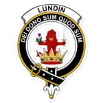 Lundin Clan Crest Vinyl Sticker