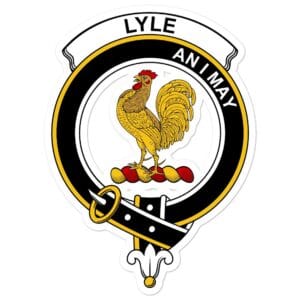 Lyle Clan Crest Vinyl Sticker