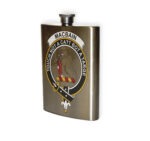 MacBain Clan Crest Flask.
