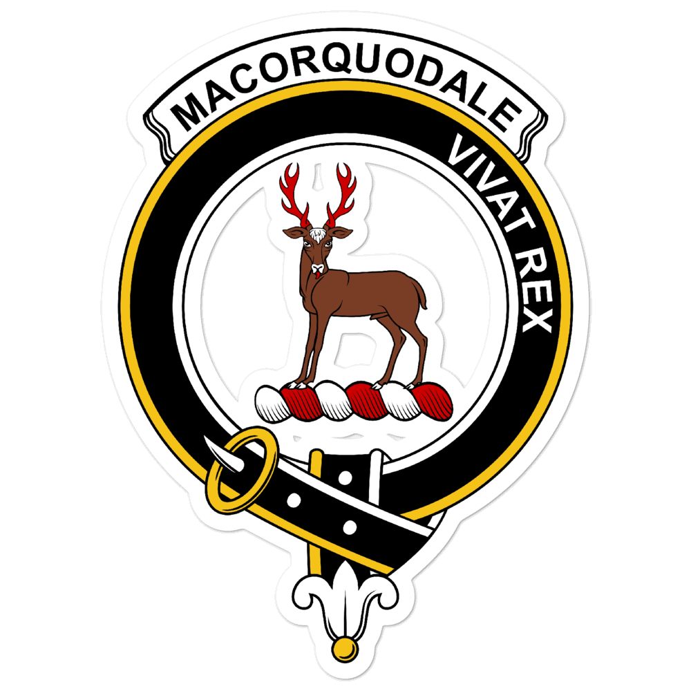 MacCorquodale Clan Crest Vinyl Sticker
