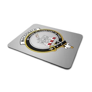 MacDonald Of Clanranald Clan Crest Mousepad
