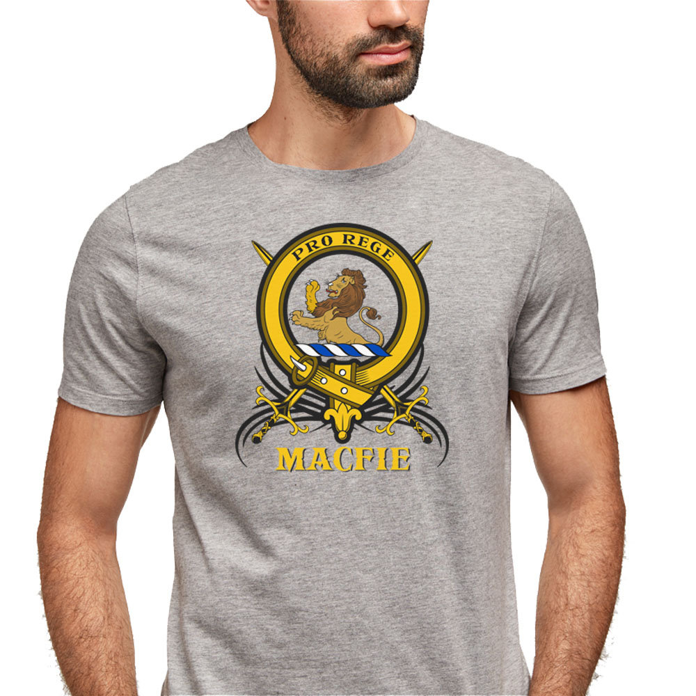 MacFie (of Dreghorn) Clan Crest T-Shirt