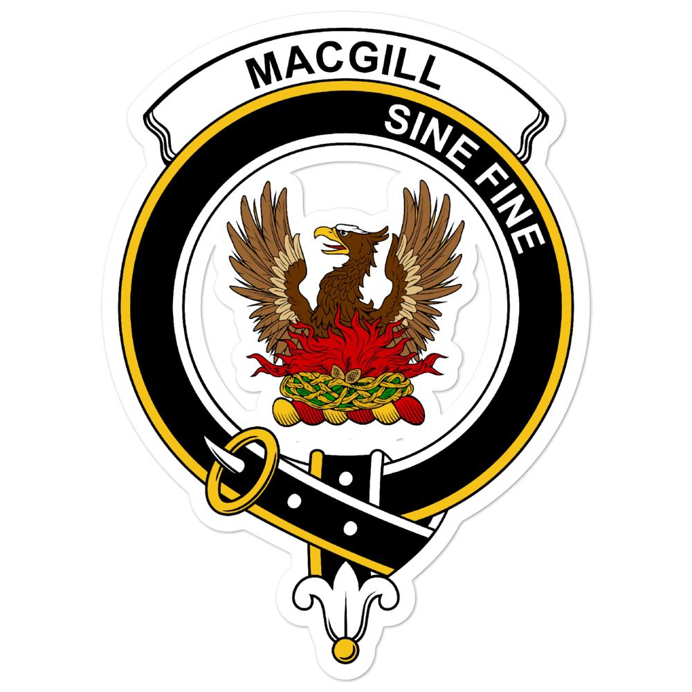 MacGill (Makgill) Clan Crest Vinyl Sticker