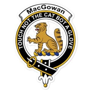 MacGowan Clan Crest Vinyl Sticker