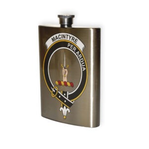 MacIntyre Clan Crest Flask.