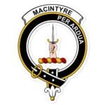 MacIntyre Clan Crest Vinyl Sticker