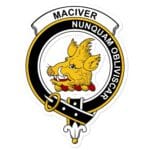 MacIver Clan Crest Vinyl Sticker