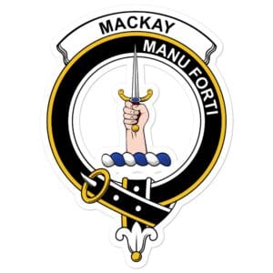 MacKay Clan Crest Vinyl Sticker