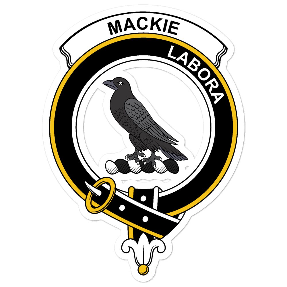 MacKie Clan Crest Vinyl Sticker