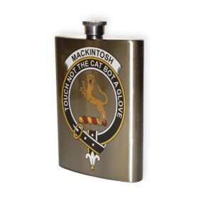 MacKintosh Clan Crest Flask.