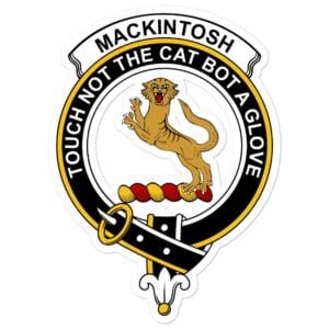 MacKintosh Clan Crest Vinyl Sticker