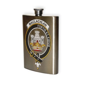 MacLachlan Clan Crest Flask.