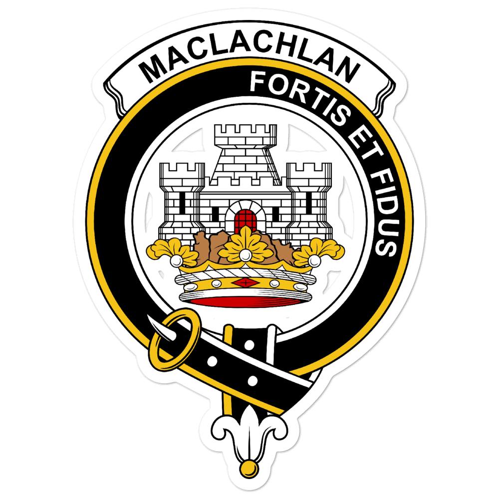 MacLachlan Clan Crest Vinyl Sticker