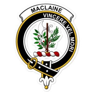 MacLaine (of Lochbuie) Clan Crest Vinyl Sticker