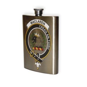 MacLaren Clan Crest Flask.