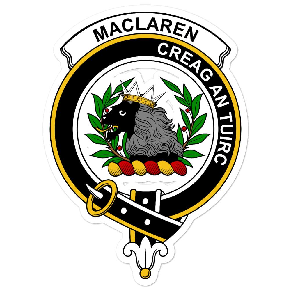 MacLaren Clan Crest Vinyl Sticker
