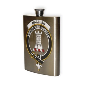 MacLean Clan Crest Flask.