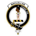 MacLellan Clan Crest Vinyl Sticker