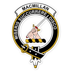 MacMillan Clan Crest Vinyl Sticker