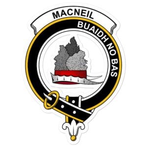 MacNeil (of Barra) Clan Crest Vinyl Sticker