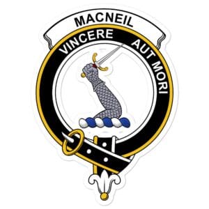 MacNeil (of Colonsay) Clan Crest Vinyl Sticker