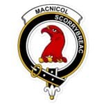 MacNicol (of Scorrybreac) Clan Crest Vinyl Sticker