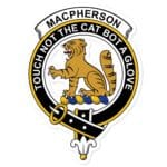 MacPherson Clan Crest Vinyl Sticker