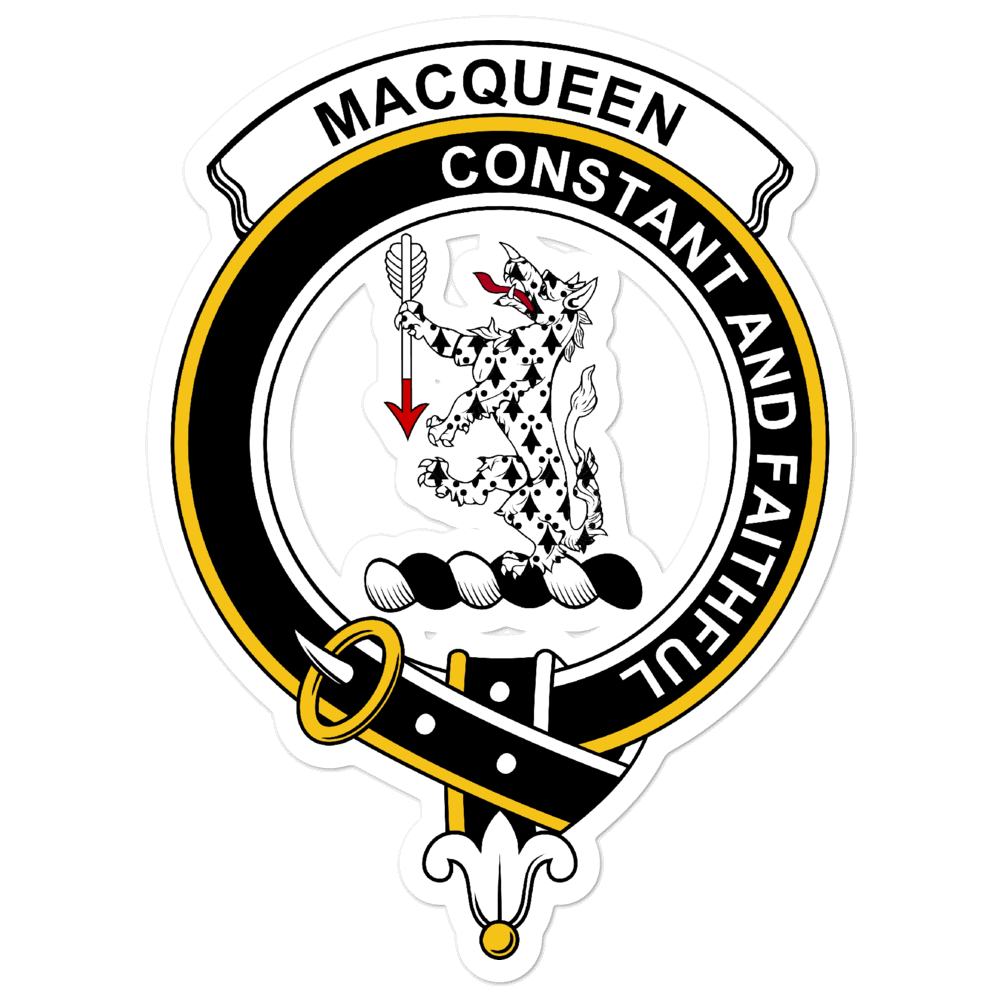 MacQueen Clan Crest Vinyl Sticker