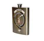 MacRae Clan Crest Flask.
