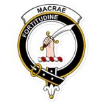 MacRae Clan Crest Vinyl Sticker