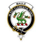 Maule Clan Crest Vinyl Sticker