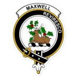 Maxwell Clan Crest Vinyl Sticker