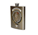 McKerrell Clan Crest Flask.