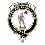 McKerrell Clan Crest Vinyl Sticker