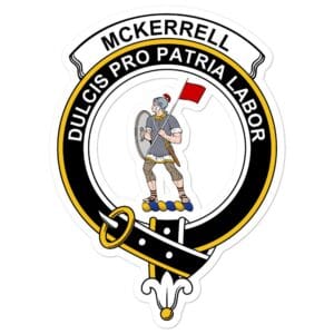 McKerrell Clan Crest Vinyl Sticker