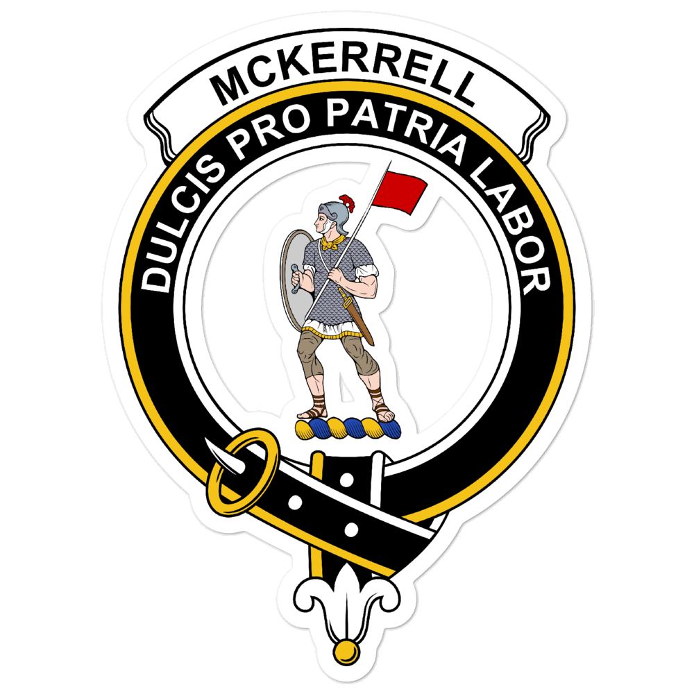 McKerrell Clan Crest Vinyl Sticker