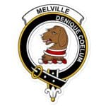Melville Clan Crest Vinyl Sticker