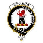 Middleton Clan Crest Vinyl Sticker